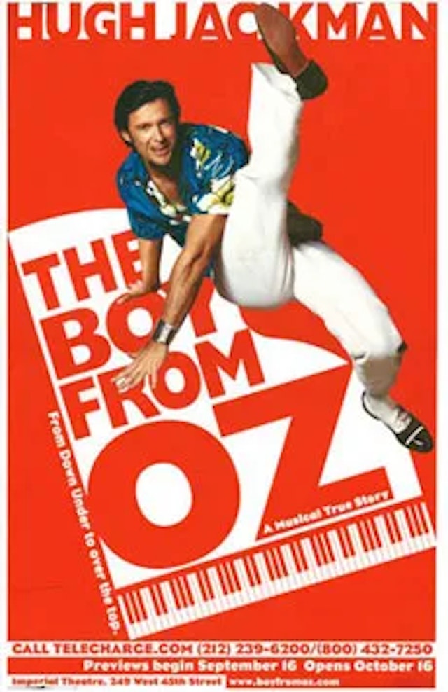 The Boy From Oz on Broadway starring Hugh Jackman