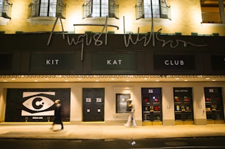 Cabaret at the Kit Kat Club in the August Wilson Theatre