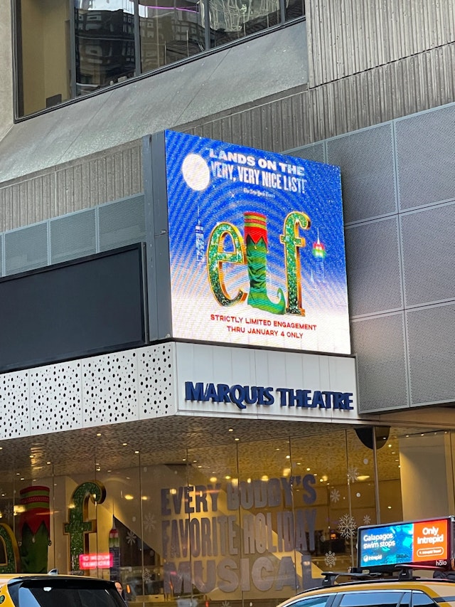 Elf at the Marquis Theatre