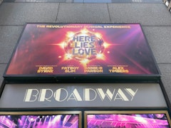 Here Lies Love at the Broadway Theatre