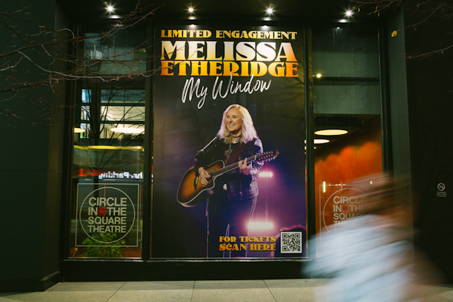 Melissa Etheridge at the Circle in the Square Theatre