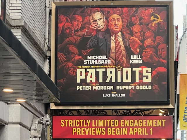 Patriots at the Barrymore Theatre