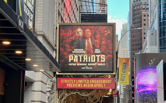 Patriots at the Barrymore Theatre