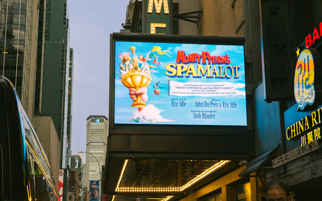 Spamalot at the St. James Theatre