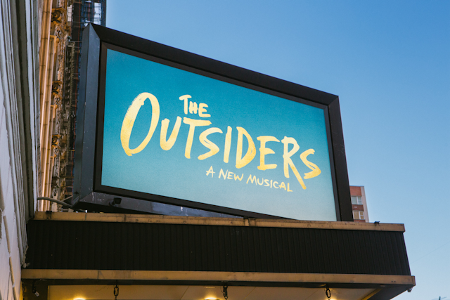 The Outsiders at the Bernard B Jacobs Theatre