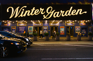 Winter Garden Theatre lit up at night