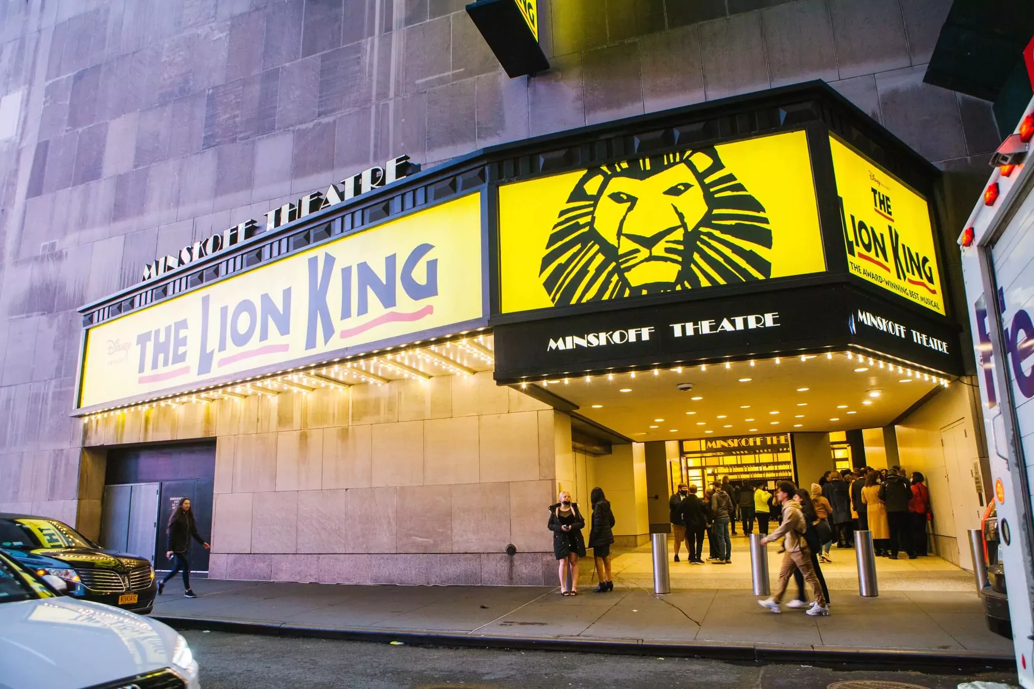 Minskoff Theatre on Broadway