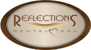 reflections dental spa logo