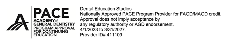 Academy of General Dentistry accreditation information