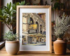 Richard Rodgers Theatre Art Print