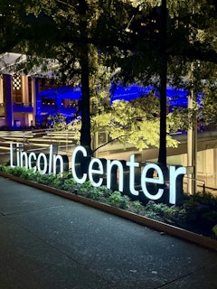 Lincoln Center Sign