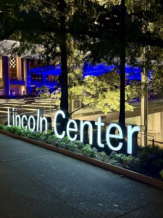 Lincoln Center Sign