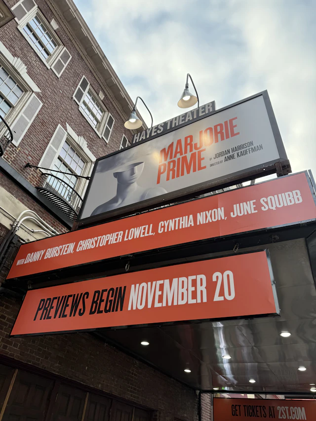 Marjorie Prime on Broadway