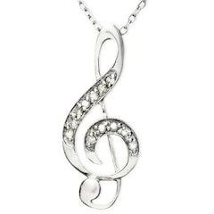 Treble Clef Necklace
